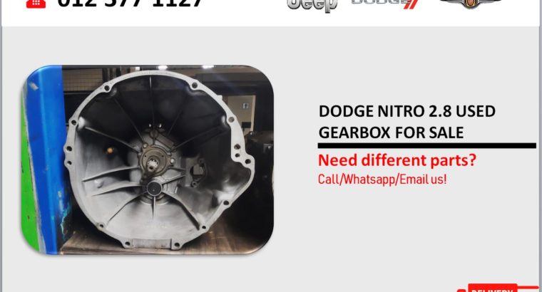 DODGE NITRO 2.8 USED GEARBOX FOR SALE