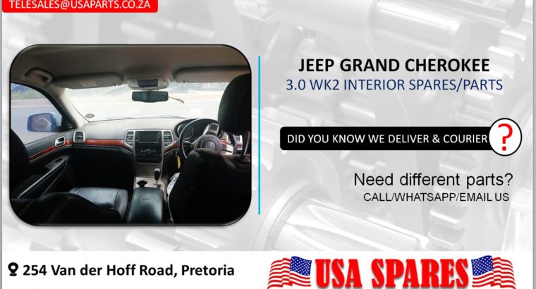 JEEP GRAND CHEROKEE 3.0 STRIPPED INTERIOR SPARES/PARTS
