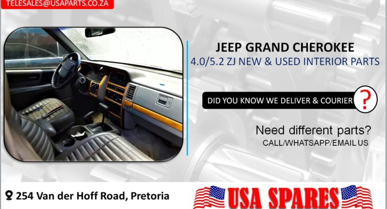 JEEP GRAND CHEROKEE 4.0/5.2 ZJ NEW & USED INTERIOR SPARES/PARTS