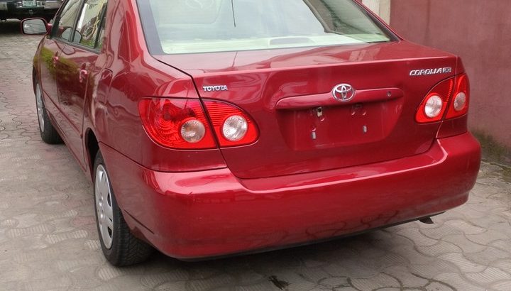 Tokunbu Toyota Corolla