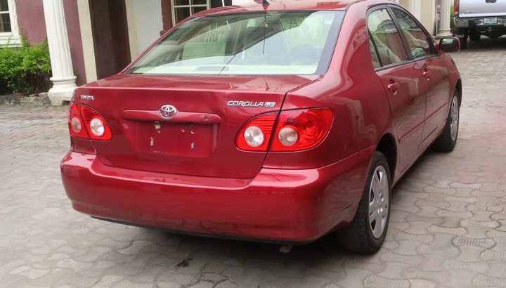 Tokunbu Toyota Corolla