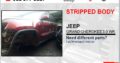 JEEP GRAND CHEROKEE 3.0 STRIPPED & NEW BODY PARTS/SPARES FOR SALE