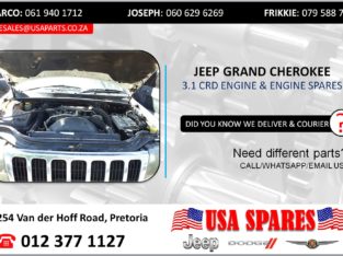 JEEP GRAND CHEROKEE 3.1 CRD USED MOTOR & MOTOR SPARES/PARTS