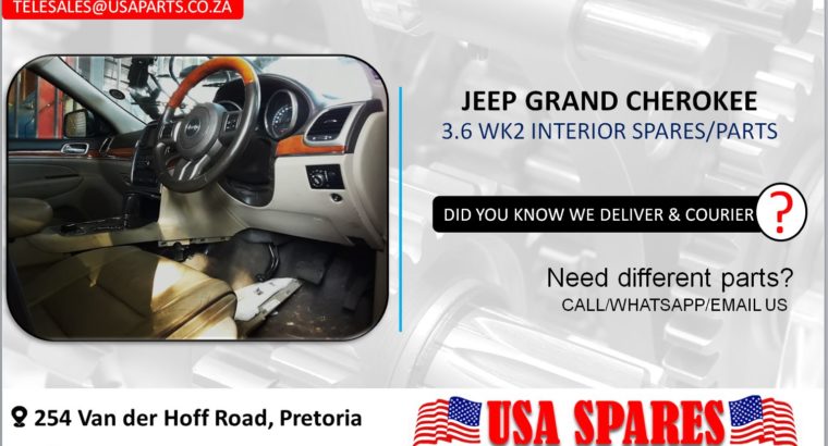 JEEP GRAND CHEROKEE 3.6 STRIPPED INTERIOR SPARES/PARTS