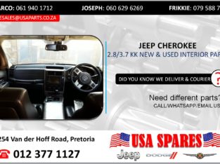 JEEP CHEROKEE 2.8/3.7 KK NEW & USED INTERIOR SPARES/PARTS