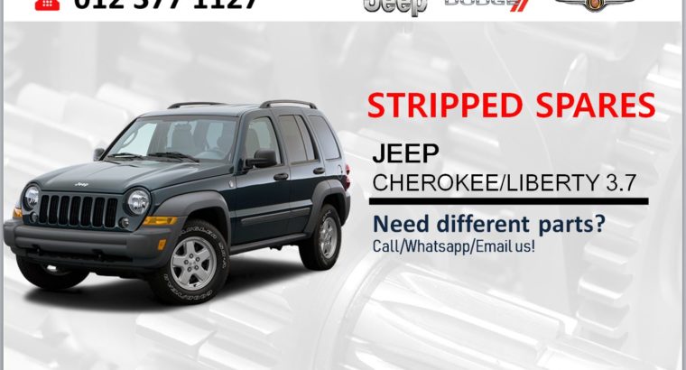 JEEP CHEROKEE/LIBERTY 3.7 KJ STRIPPED SPARES FOR SALE