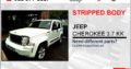 JEEP CHEROKEE 3.7 KK STRIPPED & NEW BODY PARTS/SPARES FOR SALE