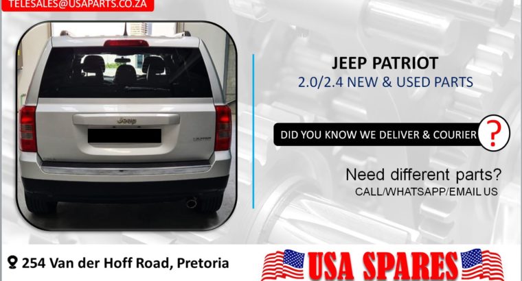 JEEP PATRIOT 2.0/2.4 NEW & USED PARTS/SPARES