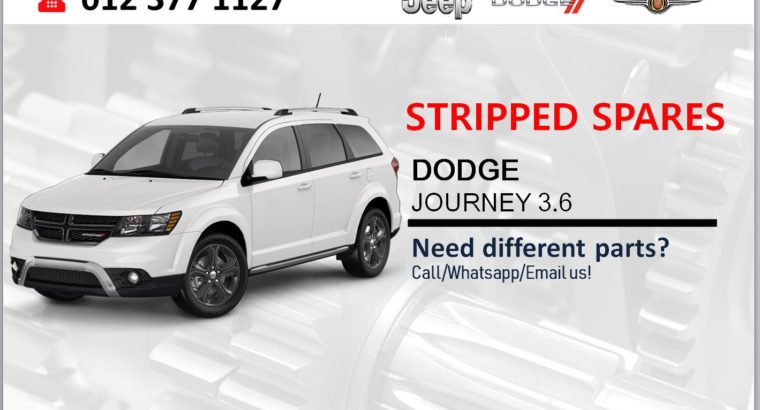 DODGE JOURNEY 3.6 STRIPPED SPARES FOR SALE
