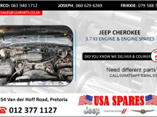 JEEP CHEROKEE 3.7 KJ USED MOTOR & MOTOR SPARES/PARTS