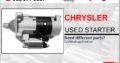 CHRYSLER USED STARTER FOR SALE