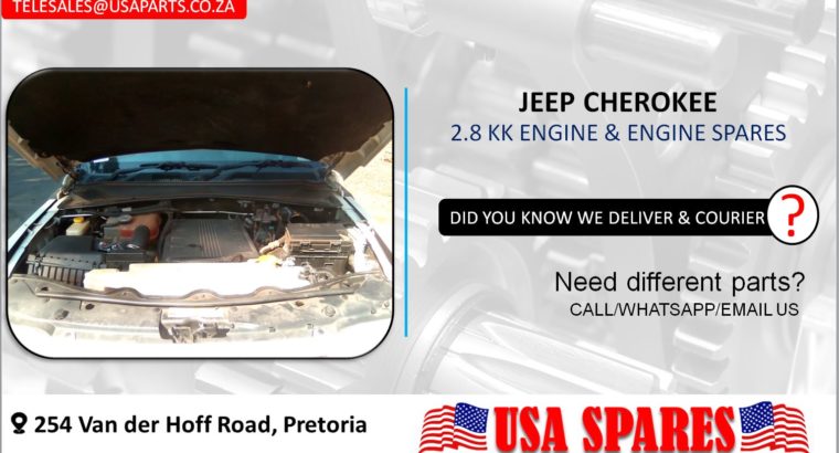JEEP CHEROKEE 2.8 KK USED MOTOR & MOTOR SPARES/PARTS