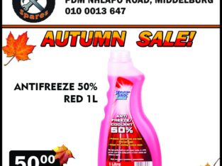 Fleetline Antifreeze 50% Red 1L ONLY R50 each!