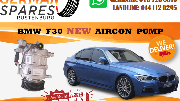 BMW F30 NEW AIRCON PUMP FOR SALE