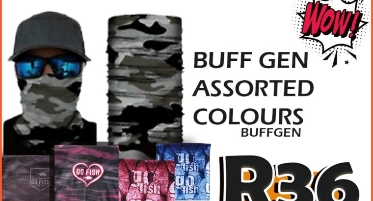 Buff Gen Assorted Colours ONLY R36 each at Wierdapark Midas!