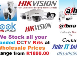 Branded CCTV Kits at Wholesale Prices