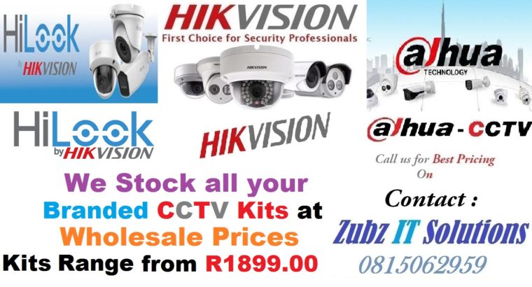 Branded CCTV Kits at Wholesale Prices