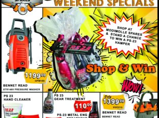 Crazy Weekend Specials at Modimolle Spares!