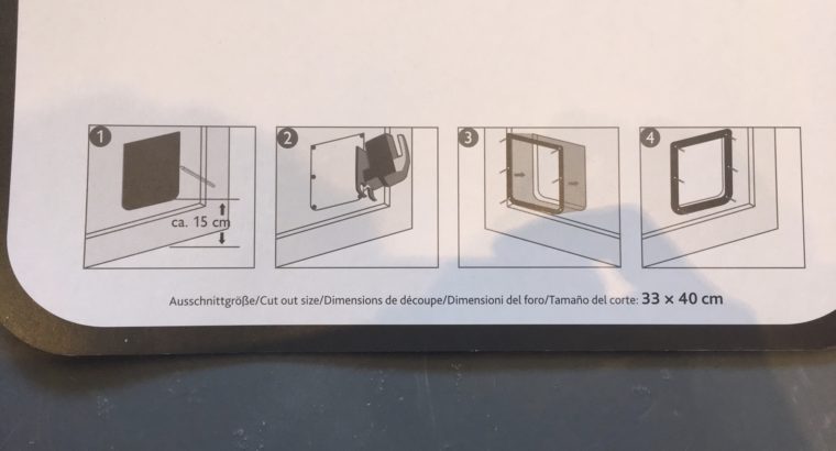 2-way dog flap brand new