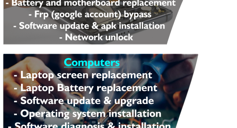 Cellphones and Computer Repair