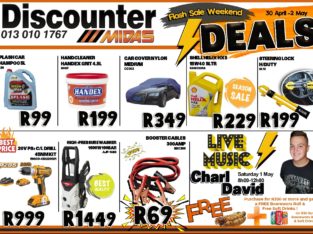 Flash Sale Weekend at Discounter Midas !