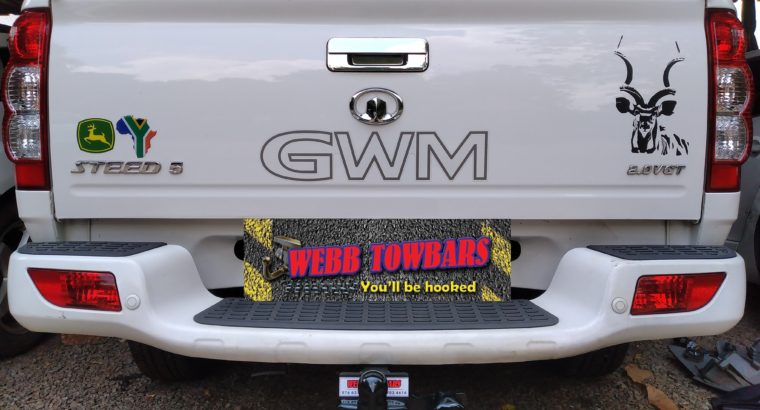 GWM Steed 5 Standard/Detach Towbars, Double Tube & Step Towbars