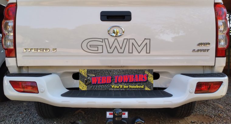 GWM Steed 5 Standard/Detach Towbars, Double Tube & Step Towbars