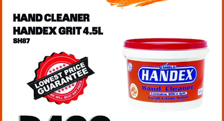 Handex Hand Cleaner Grit 4.5L ONLY R199 at Middelburg Midas