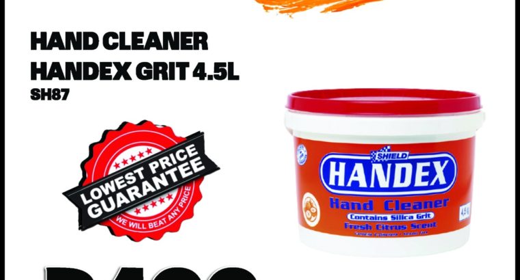 Handex Hand Cleaner Grit 4.5L ONLY R199 at Midas Witbank!