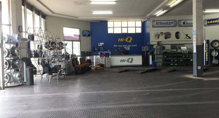 Fully Equipped Franchised Tyre Fitment Centre based in Fourways