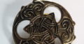 Vintage Viking Shield Pin Brooch