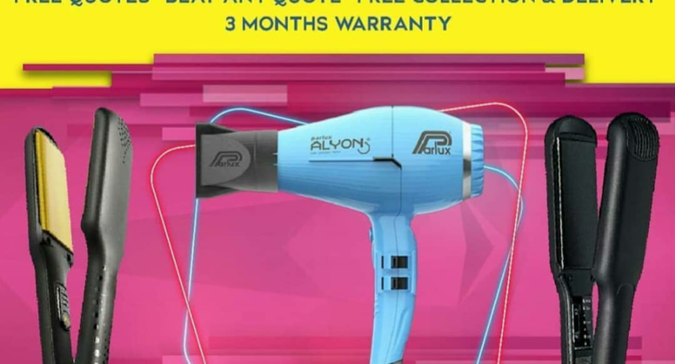 We Repair Broken or Faulty Hair Irons and Dryers