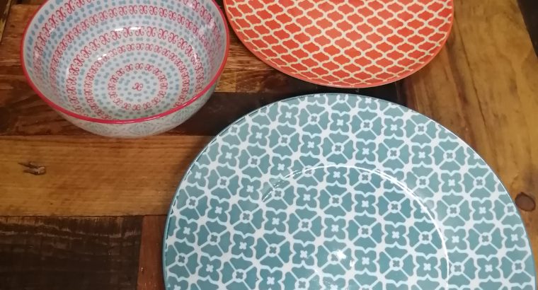 36 Piece Bohemian Dining Set