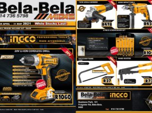 INGCO Power Tools SALE now on at Midas Bela Bela!