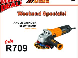INGCO Angle Grinder 950W 115MM ONLY R709