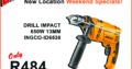 INGCO Impact Drill 650W 13MM ONLY R484