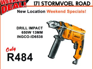 INGCO Impact Drill 650W 13MM ONLY R484