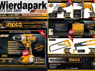 INGCO Power Tools SALE now on at Wierdapark Midas!