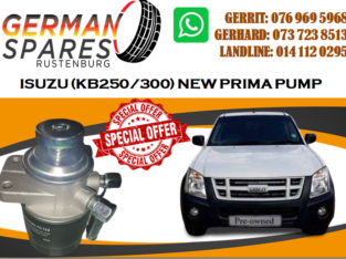ISUZU KB250/300 PRIMA PUMP FOR SALE