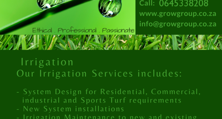 Grow Group: Irrigation and Landscaping with Maintenance