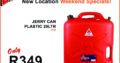 Jerry Can Plastic 20 Liter ONLY R349 at East-Lynne MIDAS!
