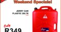 Jerry Can Plastic 20 Liter ONLY R349 at Middelburg Midas