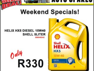 Shell Helix HX5 Diesel 15W40 5 Liter ONLY R330