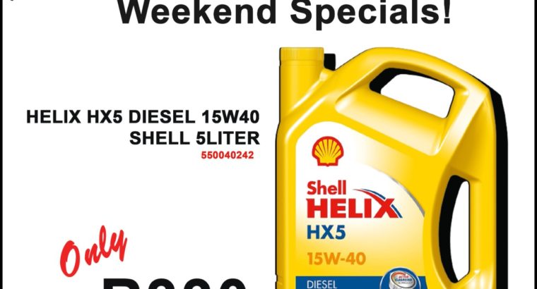Shell Helix HX5 Diesel 15W40 5 Liter ONLY R330