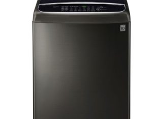 LG 21kg Black Stainless Steel Top Loader – T2132WFFSTD