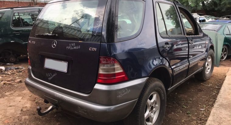 Mercedes-Benz ML270 W163 CDI 2000 Navy Used Spares Parts