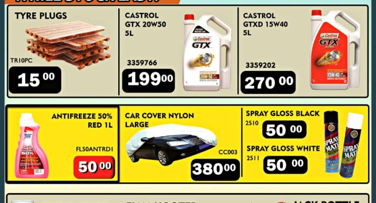 Workshop Specials Modimolle Spares 7-17 April!
