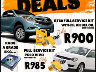Month-End Deals now on at Discounter Midas!