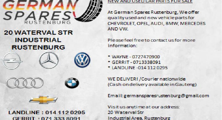 SELLING OF NEW AND USED CAR PARTS FOR SALE