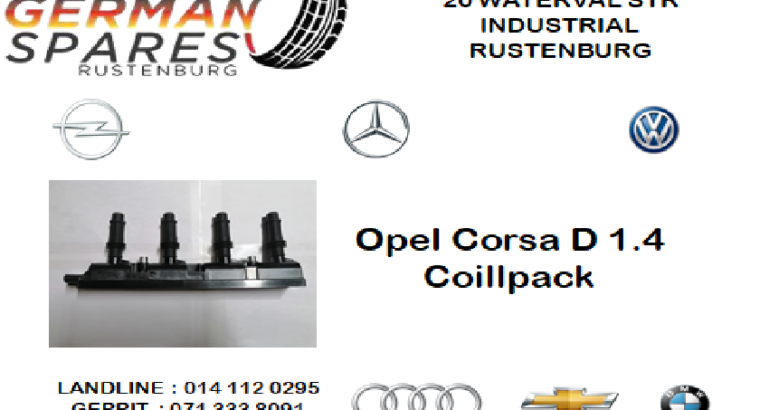 OPEL CORSA D 1.4 COILPACK FOR SALE